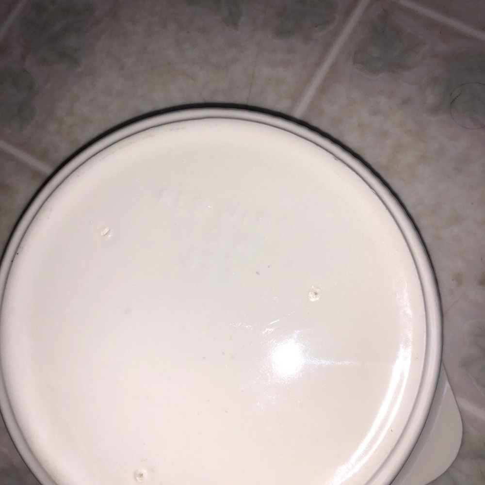 Vintage Red Wing Ivory Ramekin Ribbed Side Double Spouted #552 - Picture 3 of 3